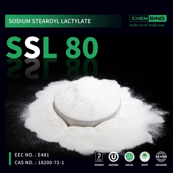 유화제 SSL 80% 베이커리 CAS NO. 18200-72-1