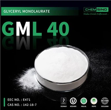 유화제 GML40% 화장품 CAS NO.142-18-7