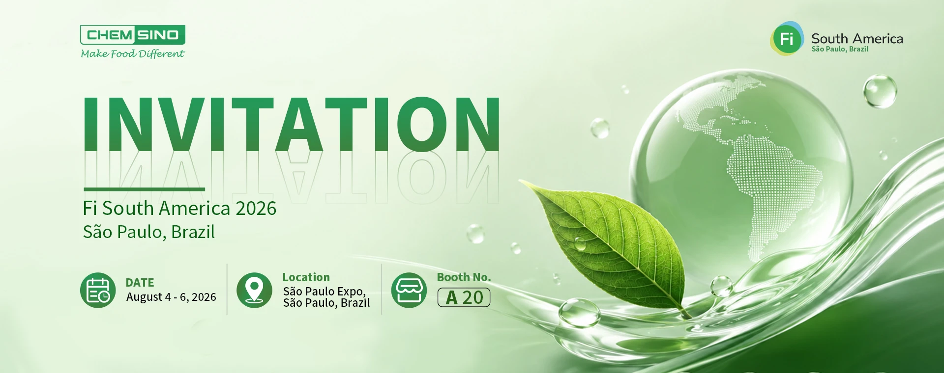 Join CHEMSINO at Fi South America 2026