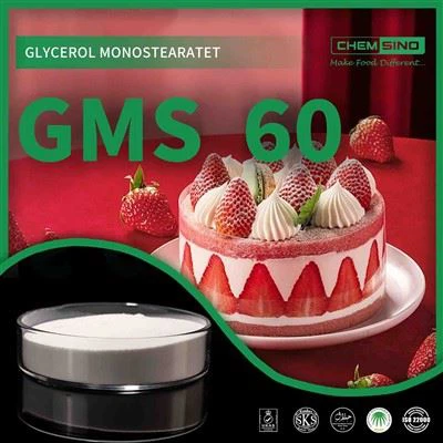 저렴한 유화제 글리세롤 모노스테아레이트 GMS 60 분말 CAS 번호31566-31-1